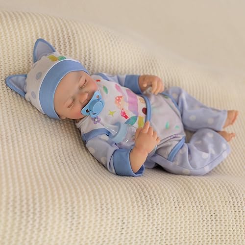 Miniatura 7 de Muñecas realistas de bebé Reborn  Muñeca sonriente realista de 18 pulgadas con cuerpo de vinilo, regalo de Navidadcumpleaños para niños a partir de