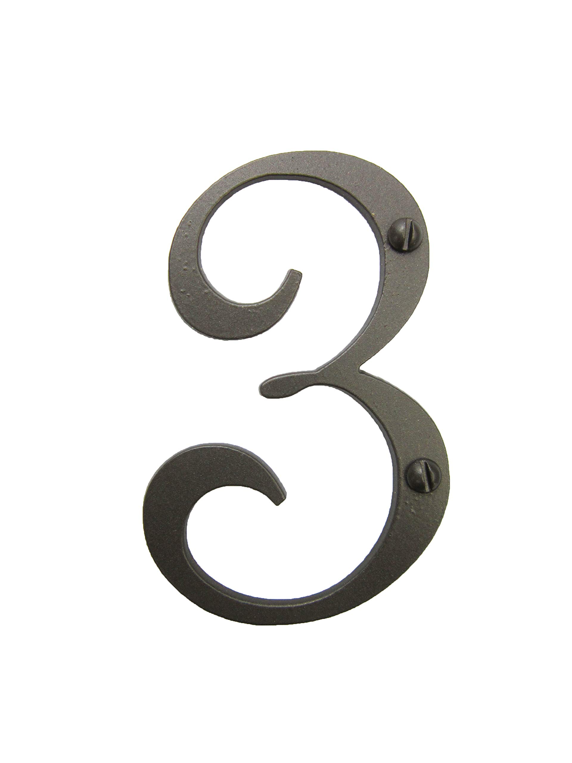 Classic Smooth Spanish Style Address Numbers