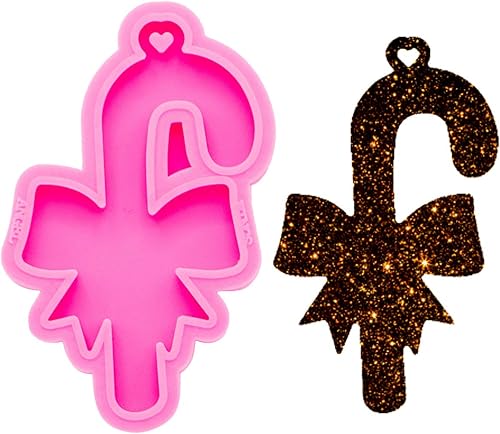 Miniatura 1 de Angel Wings Moldes de llavero con forma de moño, moldes de silicona de resina epoxi, molde de arcilla polimérica, moldes de resina para