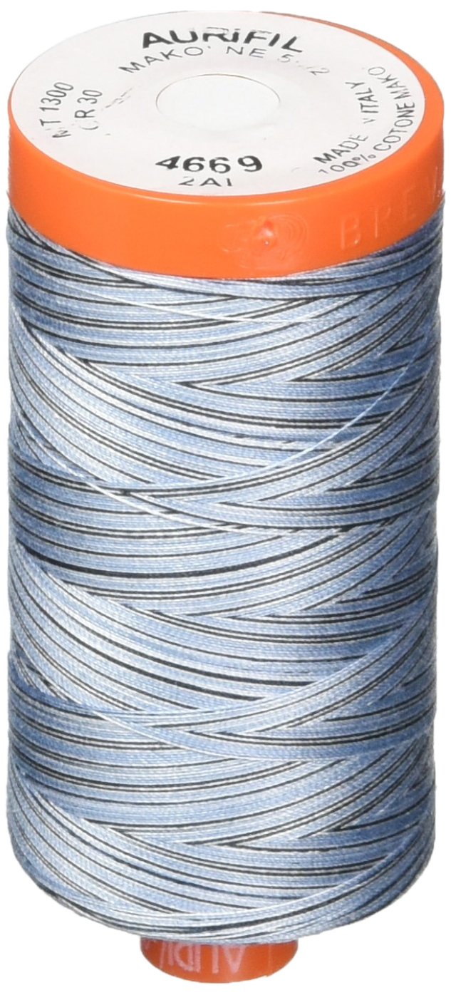 Aurifil Variegated Mako Cotton Embroidery Thread 50Wt 1422Yds