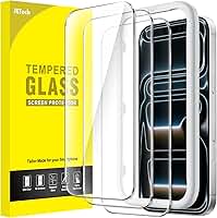 JETech Película de Vidro Temperado para iPhone 17 Pro Max 6,9 Polegadas, Protetor de Tela, Dureza 9H, Instalação Rápida, Amigável ao Case, Pacote com 3