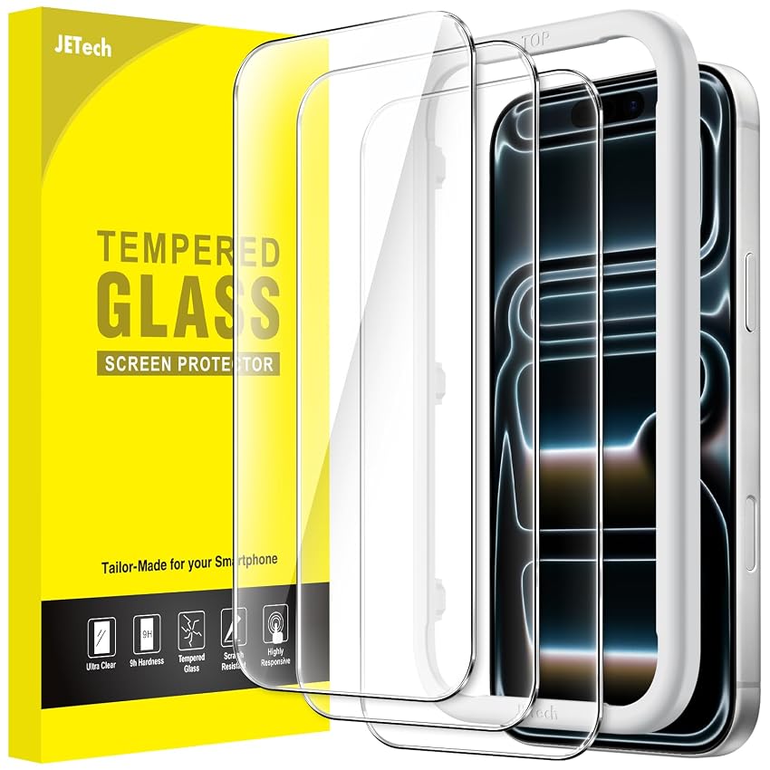 JETech Pellicola Protettiva per iPhone 17 Pro Max, 3 Pezzi