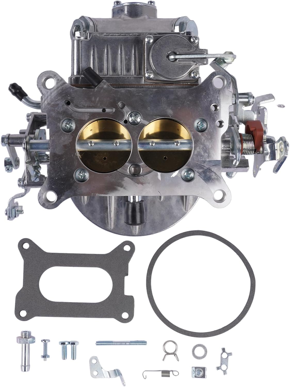 GELUOXI Carburetor 2 Barrel with Manual Choke Replacement for 2300 500 CFM CJ5 CJ7 F100 0-4412S