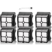 Pack of 6 HEPA Filter Replacement for Tineco iFloor 3 / Floor One S3 / S5 / S5 Pro 2 - Replacement Filter Accessories for Wet & Dry Vacuum Cleaners