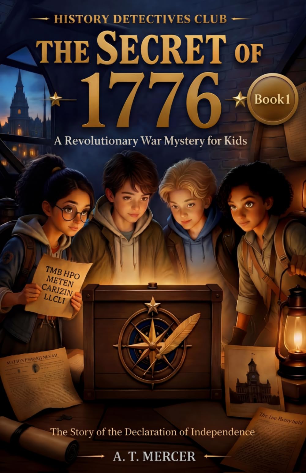 The Secret of 1776: The Story of the Declaration of Independence — A Revolutionary War Adventure for Kids 7+ with Hidden Codes, Secret Messages & American History Mysteries (History Detectives Club)