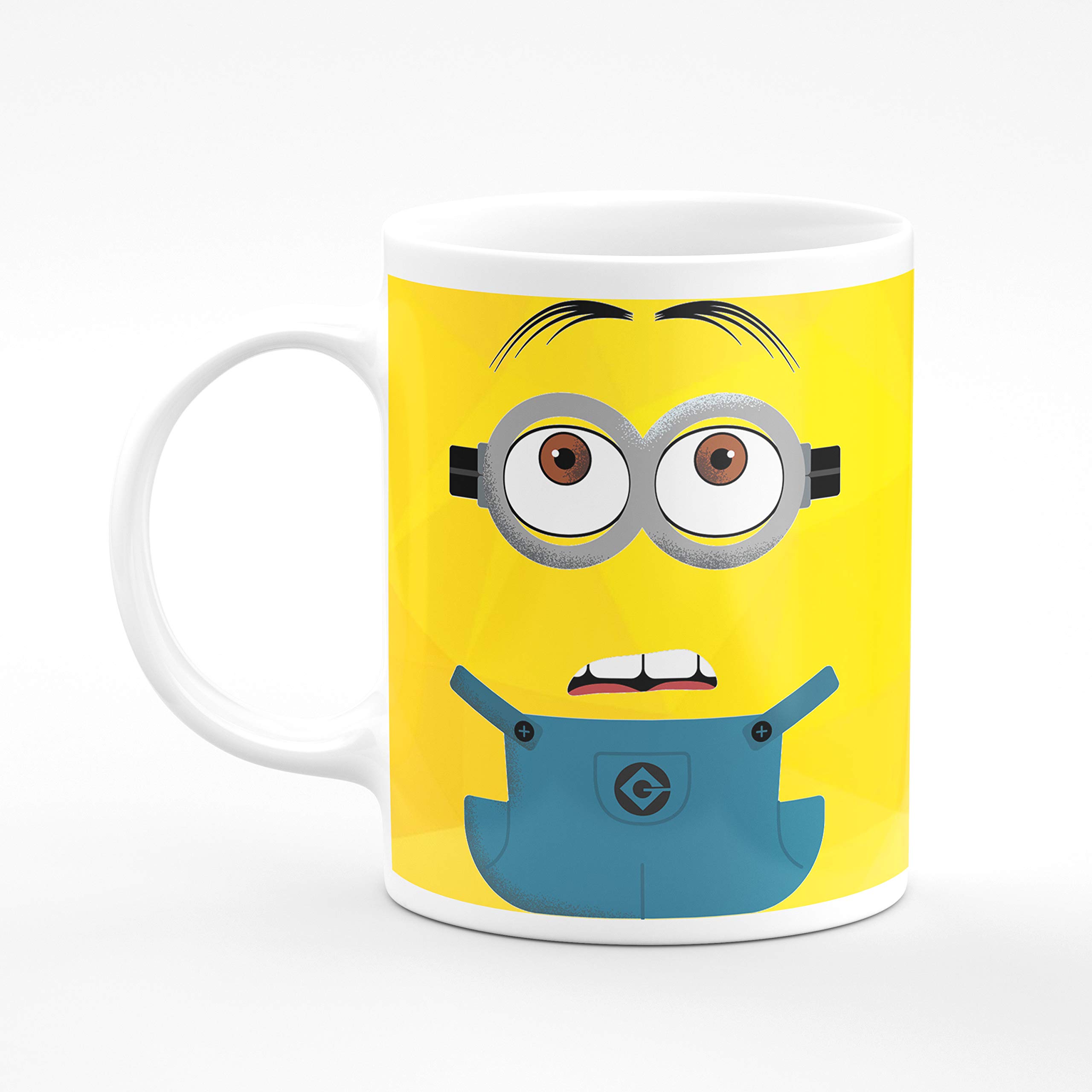 CHHAAP® Minion's I Love MINION'S Cartoon Mug HD Design Hd Printed Microwave Safe Ceramic Coffee Mug Suitable Gift for Friend | Brother | Sister | Boyfriend | Girlfriend |