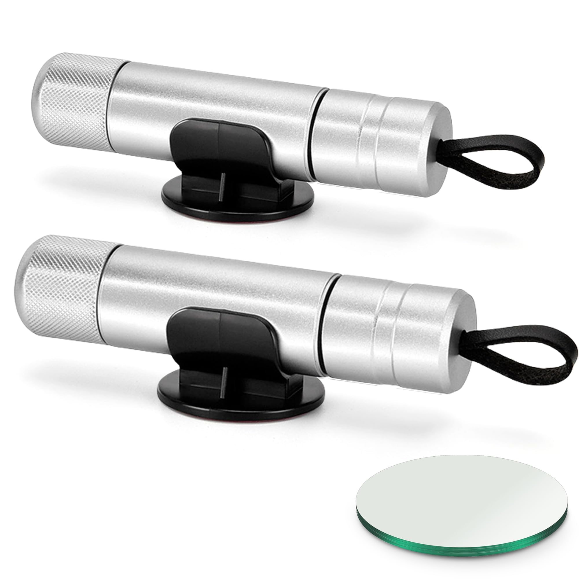 Breeker Brand Glass Breaker, Car Escape Tools for Land and Underwater (White * 2pcs)