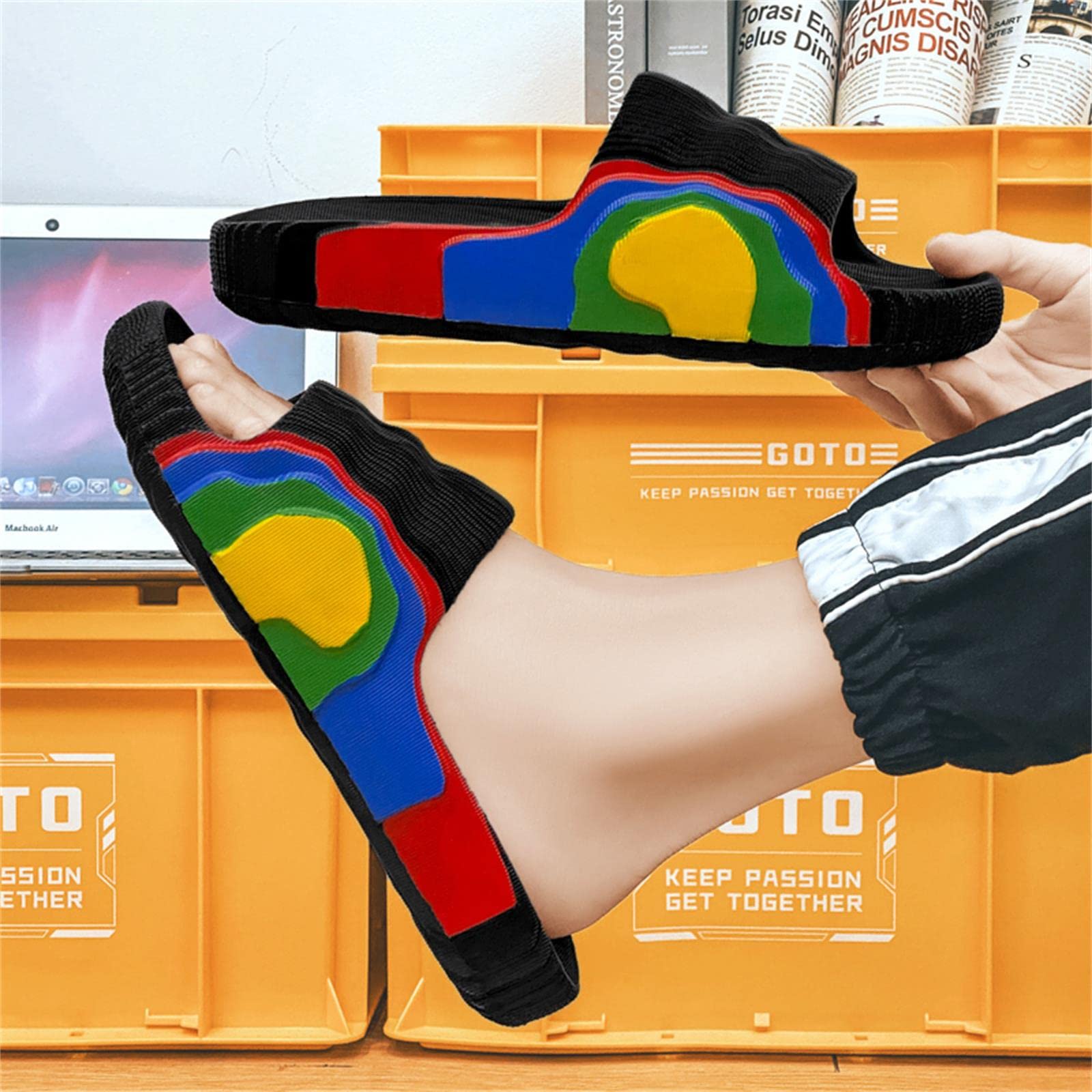 Zapatilla Mujer baño Summer Men Mujeres Zapatos De Playa Al Aire Libre Baño Interior De Baño Sin Deslizamiento