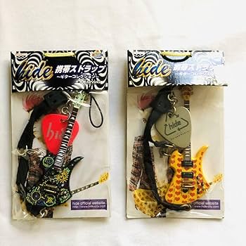 hide ギター型　ストラップ　キーホルダー　全6種セット hide ギター型 ストラップ キーホルダー 全6種セット Amazon.co