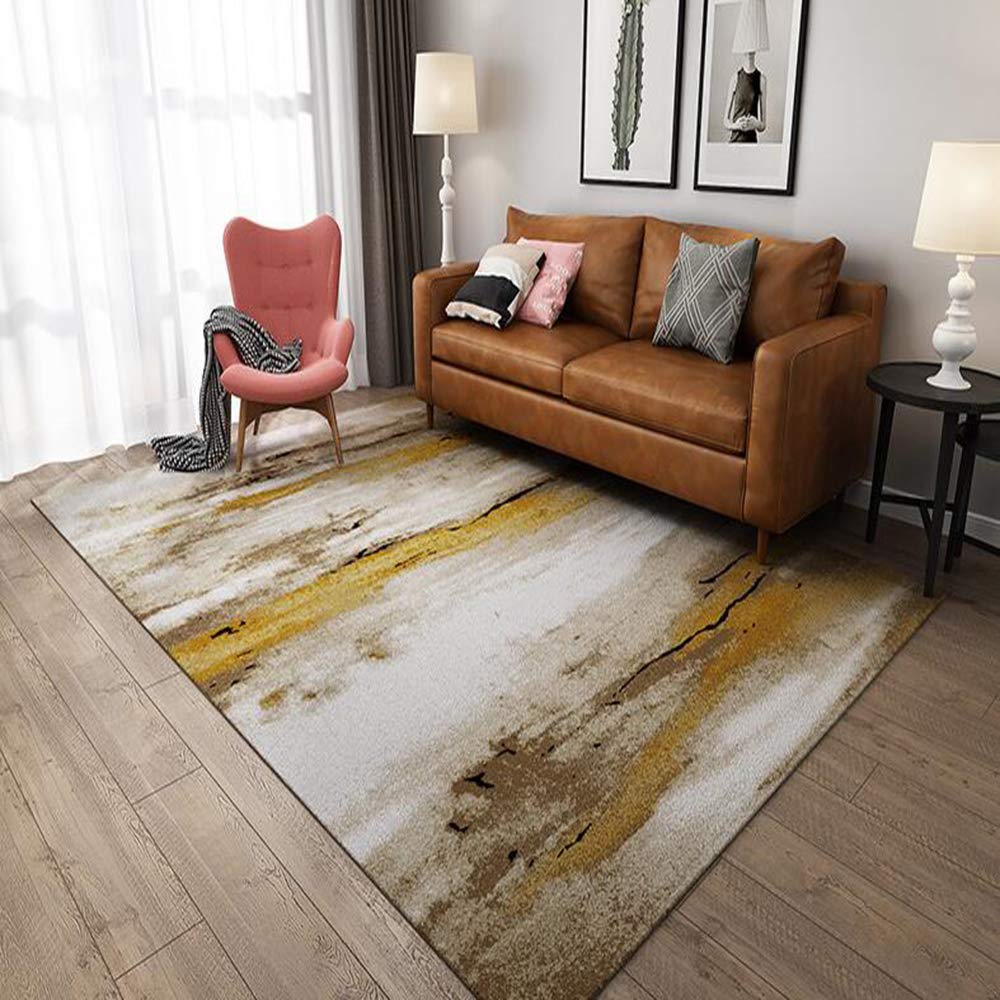 Tapis de salon résistant à la décoloration et lavable Love Home