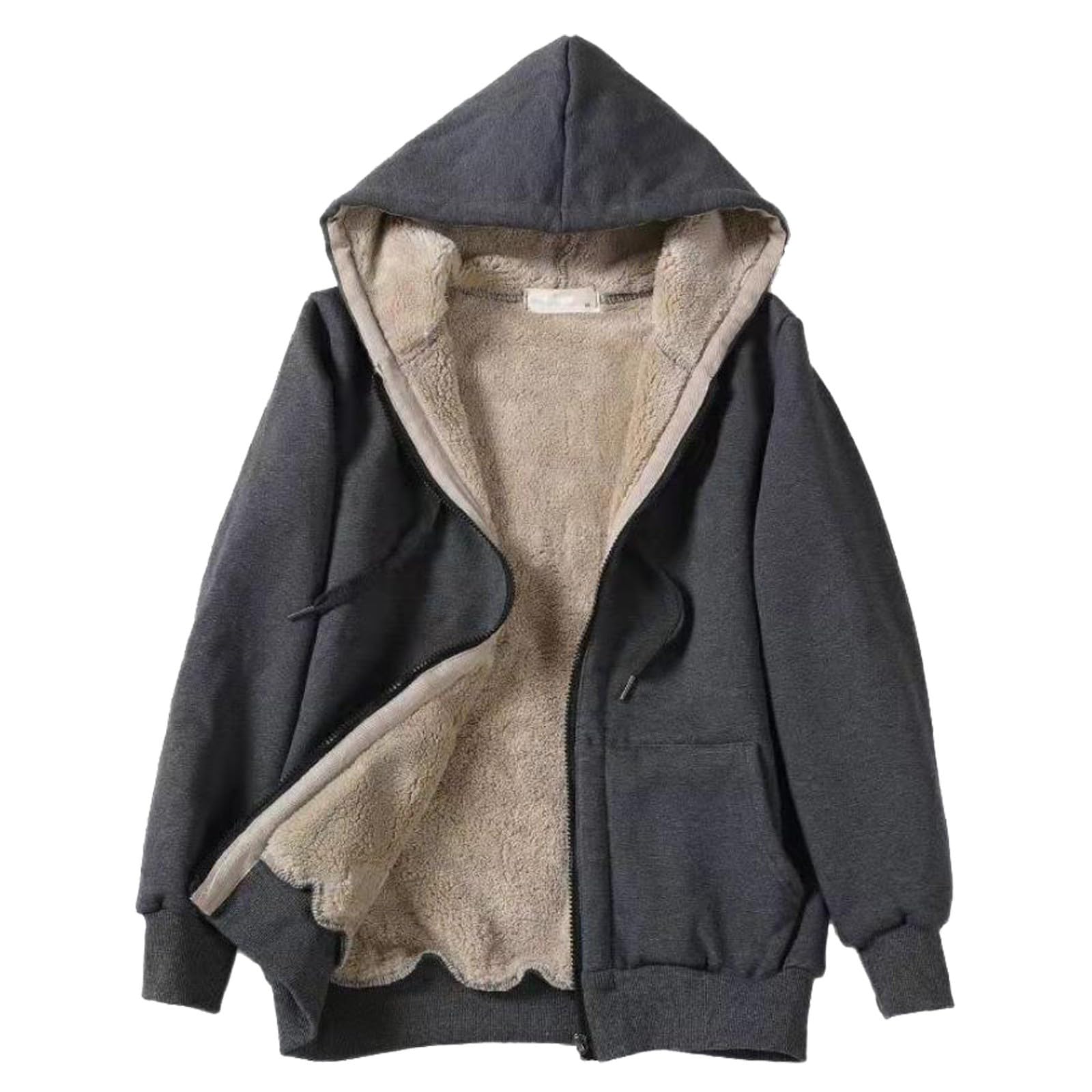Damen-Kapuzenpullover mit Reißverschluss, trendig, mit Fleece gefüttert, athletisch, 2026, lustig, mit Kapuze, Jacken für Teenager, langärmelig, Damenpullover, Pullover, Hoodies, Herbst, Vintage-Top