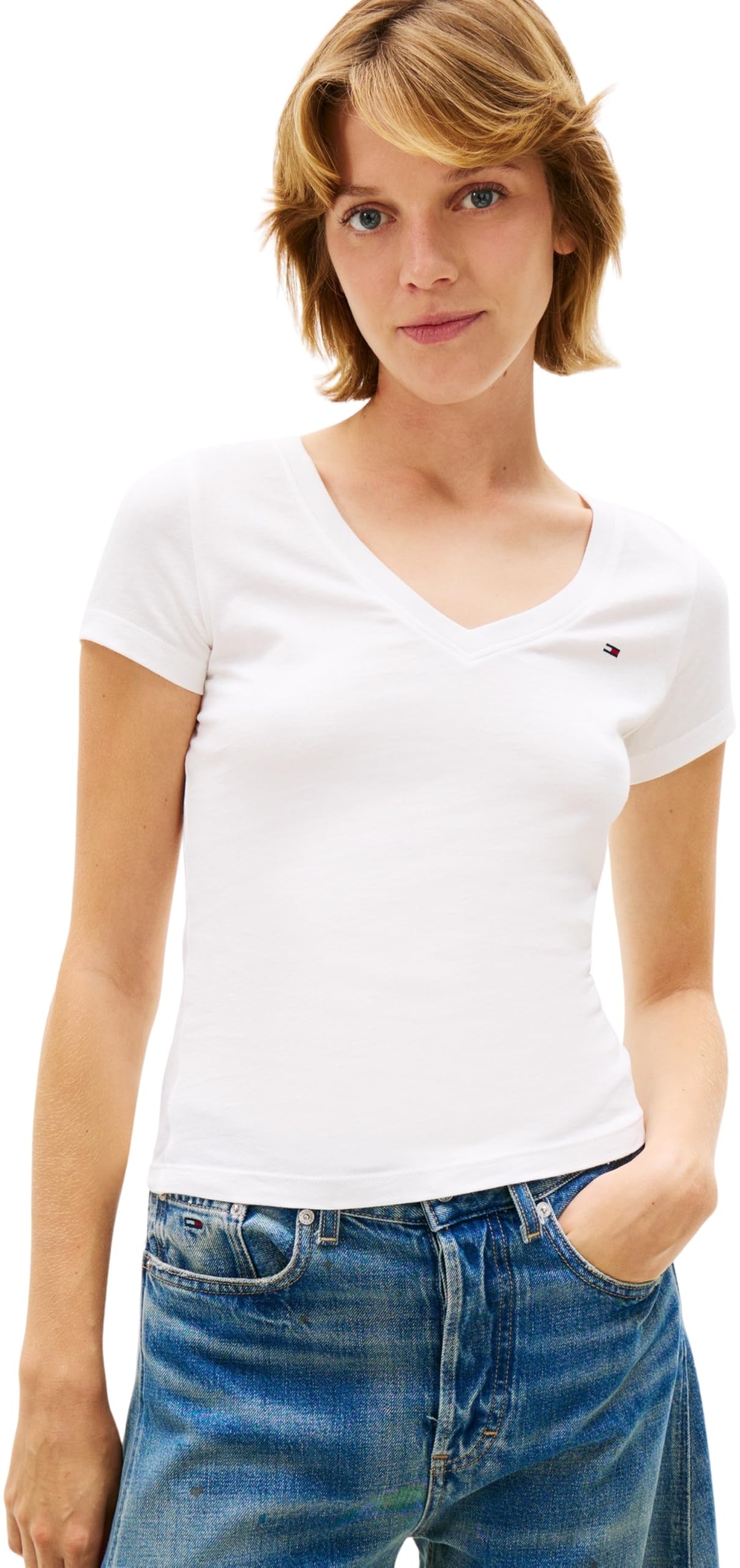 Tommy Jeans T-Shirt TJW 2PACK V-NECK TEE (Packung – Bild 5