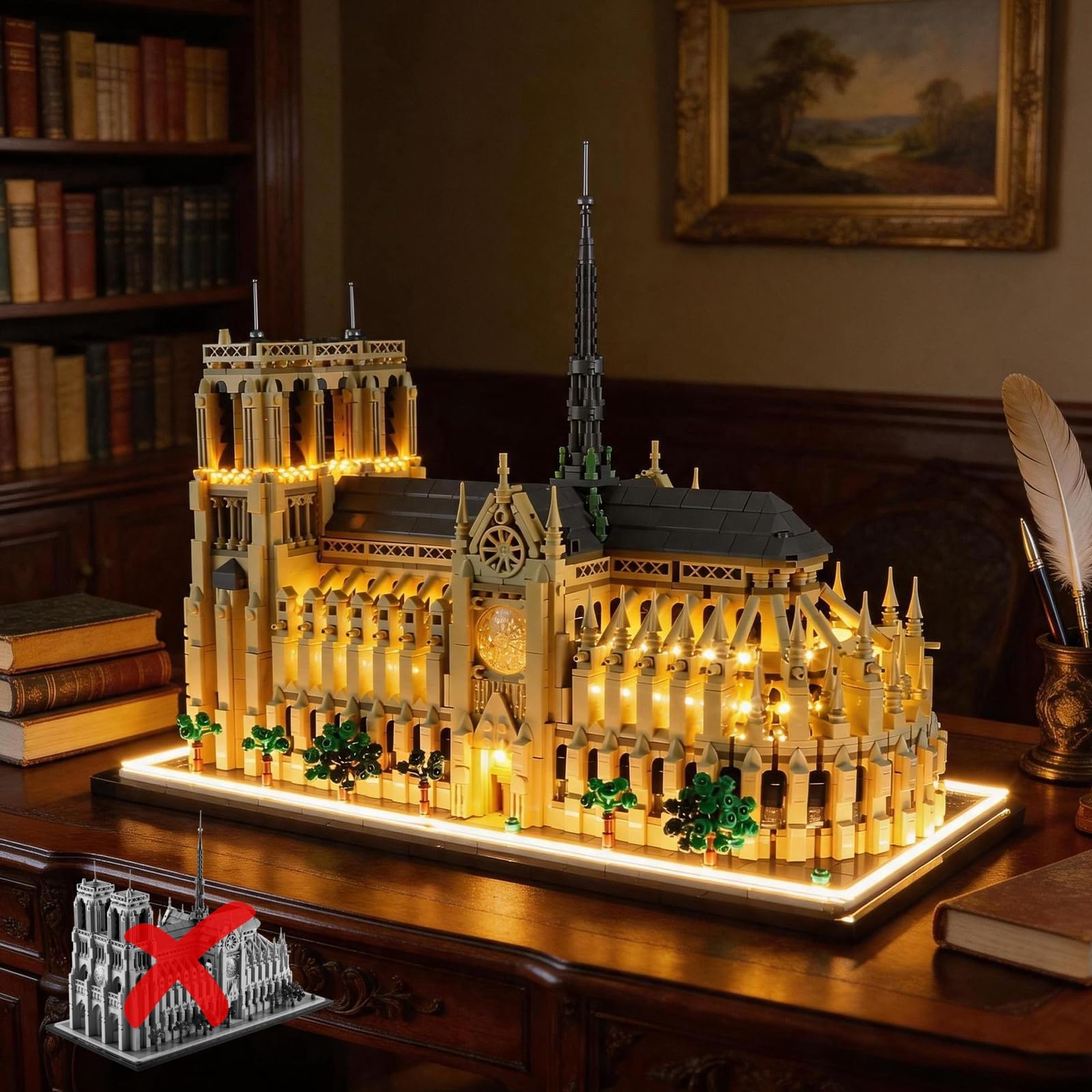 BRIKSMAX Light Kit for Lego-21061 Notre Dame Cathedral