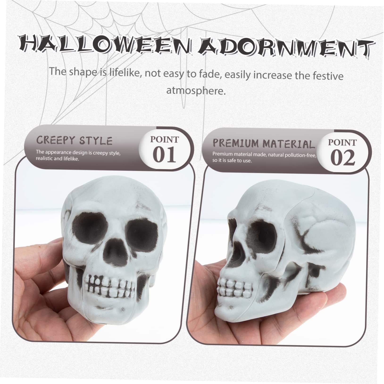 Alipis 32 Piezas De Esqueleto De Halloween Adornos De Calavera Mini Estatuilla Divertida Adorno para El Hogar Calavera para El Hogar Manualidades De Halloween Decoración De Cráneo