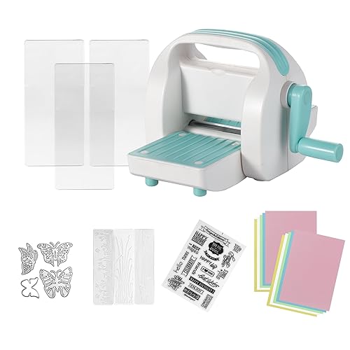 Find Scrapblooms Mini máquina de troquelado y estampado de papel, mini máquina troqueladora para álbumes de recortes, tarjetas, ranura de