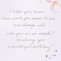 Vista 4 de American Greetings Tarjeta de cumpleaños para abuela, diseñada por Kathy Davis (Todos los hermosos recuerdos)