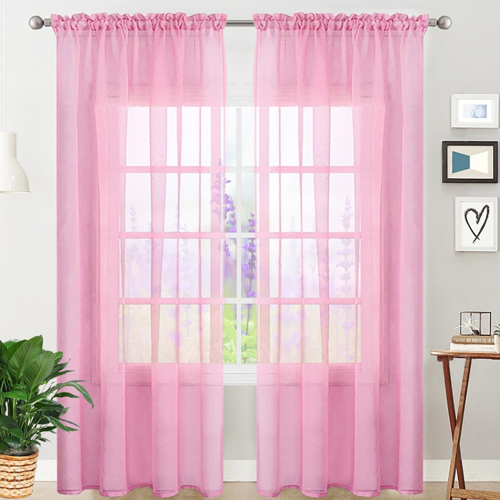 Rideaux occultants isolant thermique anti froid 130x240 rose pour un confort optimal