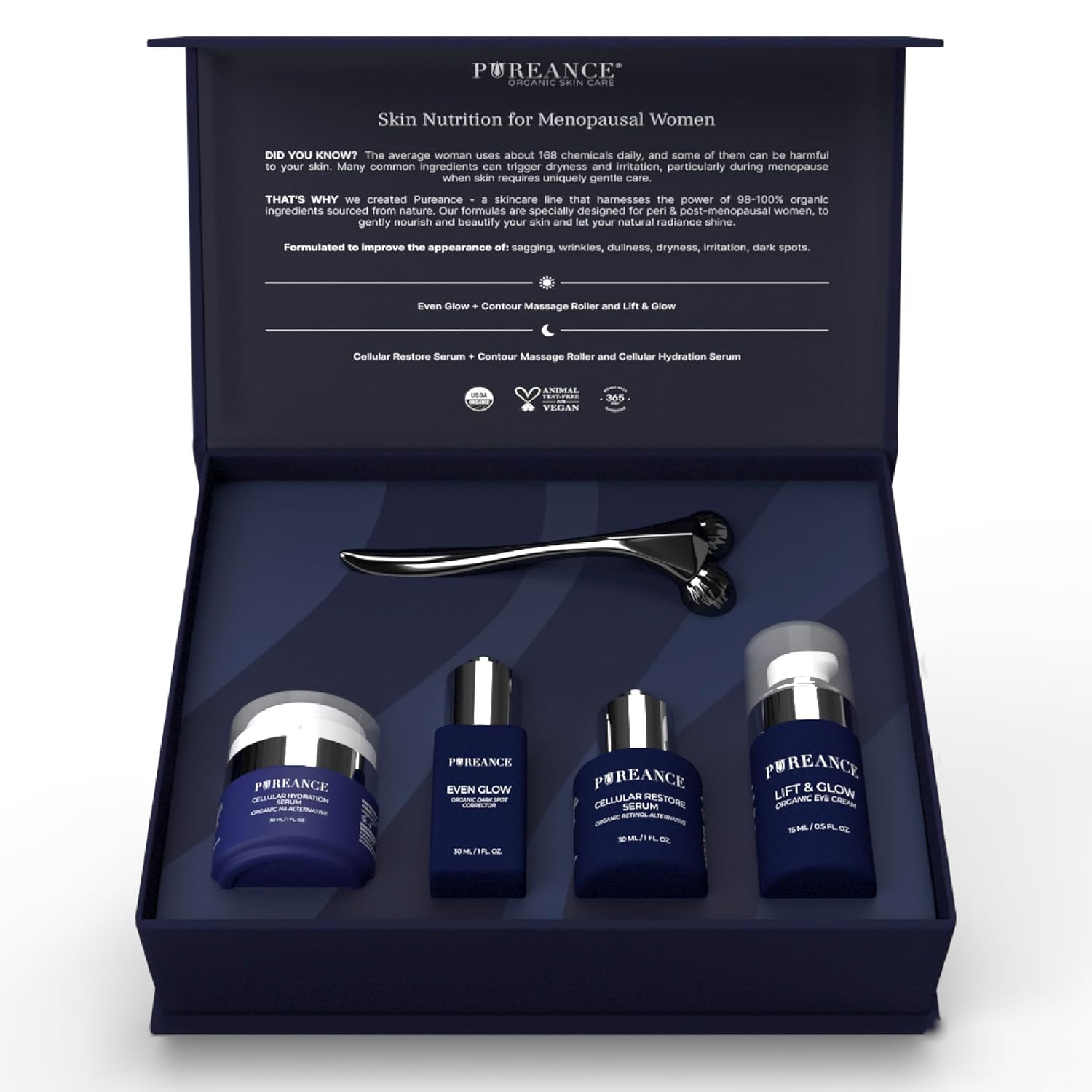 Under-eye cream in a skincare routine