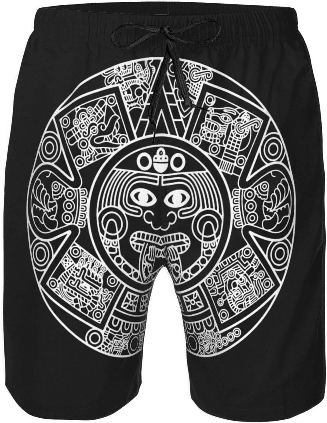 Aztec Or Mayan Calendar Men's Beach Shorts Men's Swimwear