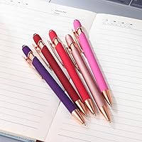 Vista 5 de 12 unidades 2 en 1 bolígrafo con punta de lápiz capacitivo, 1,0 mm de tinta negra, bolígrafo metálico con punta de lápiz capacitivo para pantallas