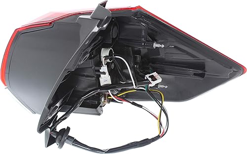 Miniatura 5 de Evan-Fischer - Conjunto de luz trasera compatible con Nissan Rogue 2017 exterior JapónCoreaEstados Unidos construido en el lado del conductor