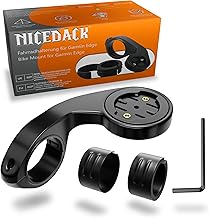 NICEDACK Supporto per Bicicletta Compatibile con Garmin Edge, Supporto per Computer da Bicicletta per Garmin Edge 500 510 520 530 540 130 130 Plus 25 20 800 810 820 830 840 1000 1030 1030 Plus 1040