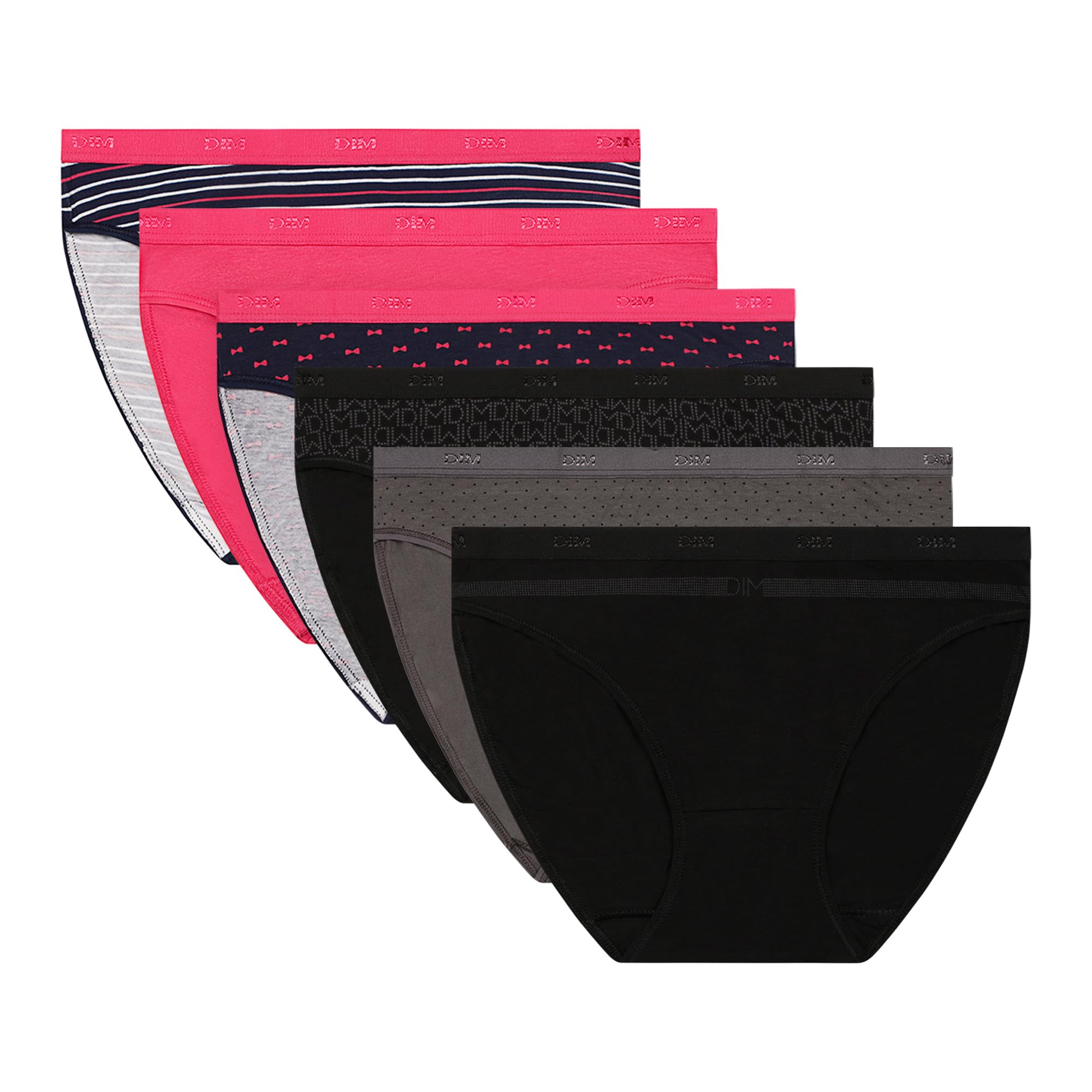 Dim Pockets in Cotone Elasticizzato X6 Mut Donna (Pacco da 6)