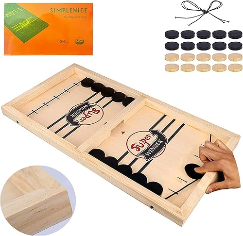 Juego de disco de cabestrillo rápido, juego de disco de cabestrillo, juguete de juegos de Slingpuck, juegos de mesa superganadores de ritmo,