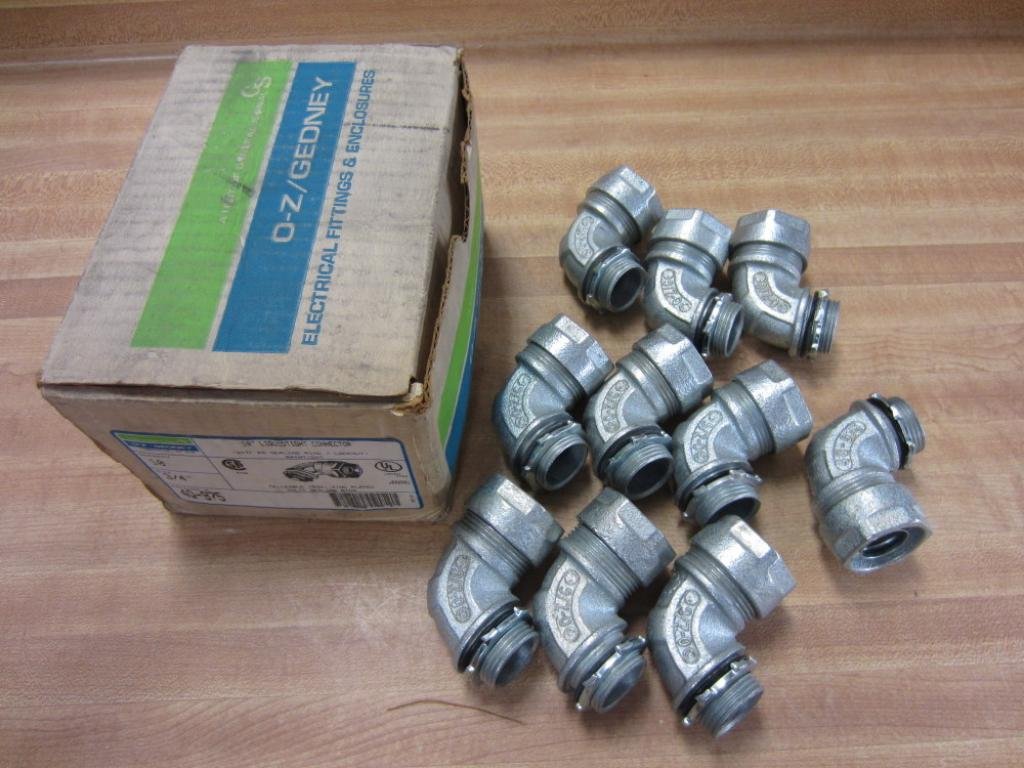 OZ Gedney 4Q-975 4Q975 30 Degree Liquidtight Connector (Pack of 10)