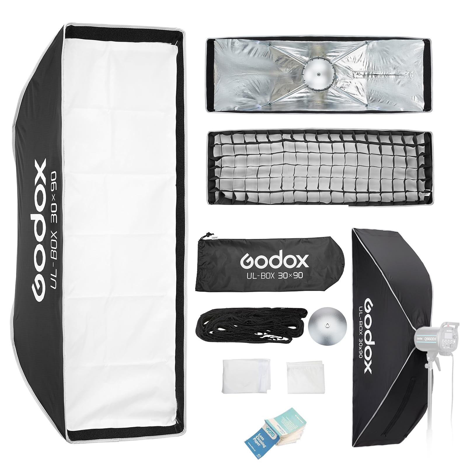 Godox UL-BOX-30 * 90 Rectangular Softbox 30x90cm Rápido Interruptor Softbox