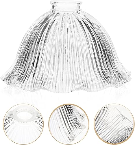 Miniatura 3 de Angoily Aplique de pared, pantalla de lámpara, cubiertas de luz, pantallas para lámpara colgante, pantalla de luz, pantalla de lámpara de cristal,