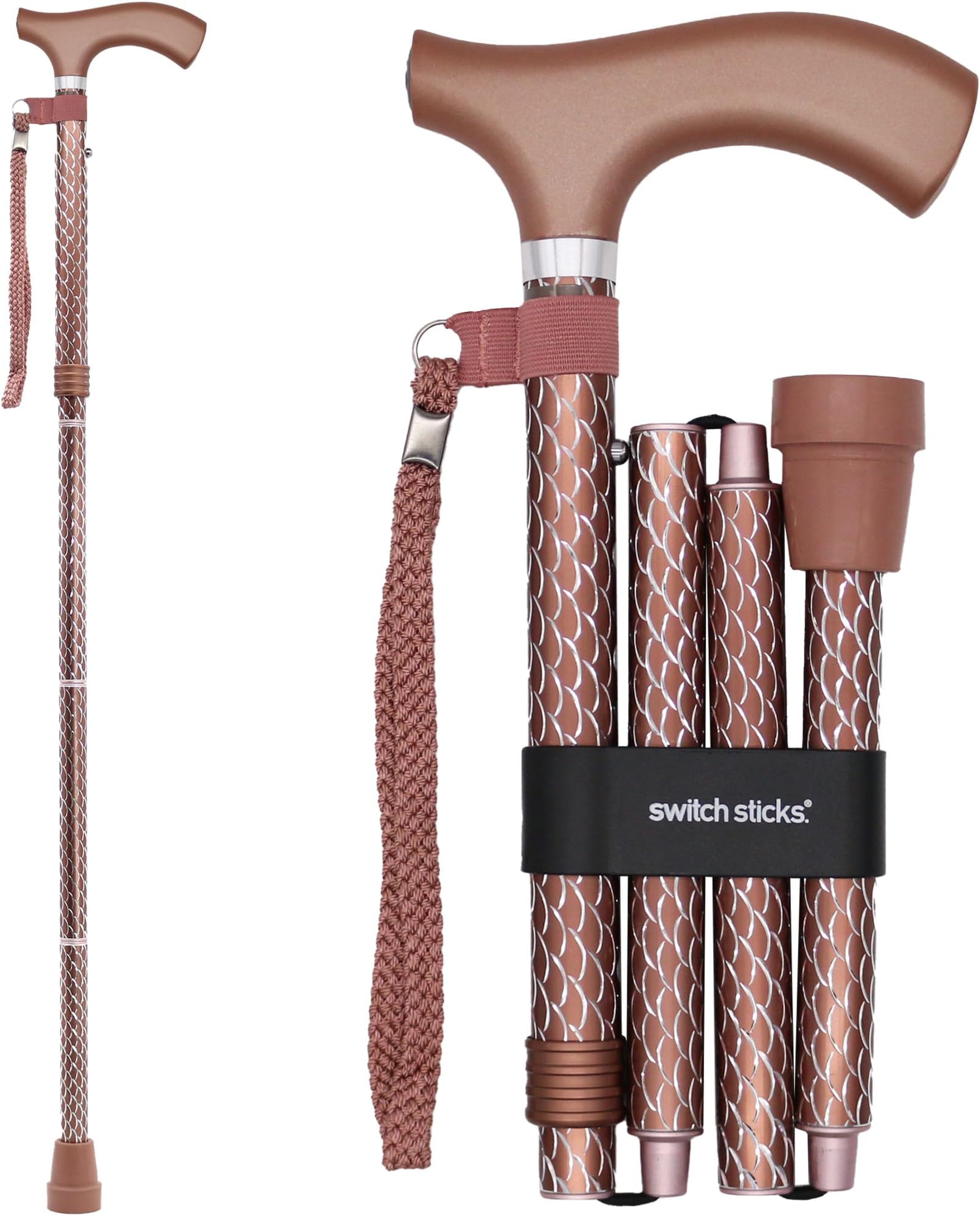 Folding Walking Cane For Women & Men
