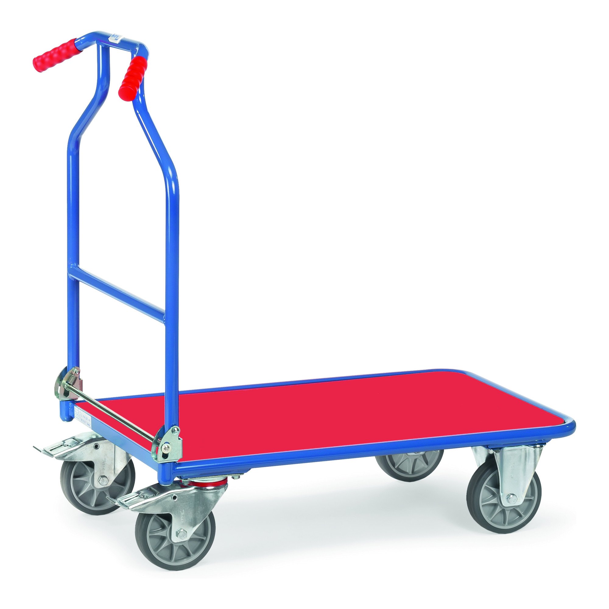 Fetra Transportgeräte mttcebr Wagen Transport Ergonomisches, 400 kg Belastung, 160 mm Rollen Durchmesser, 1010 mm Länge x 620 mm Breite x 1030 mm Höhe
