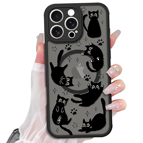 iPhone 16 Pro Max Case- Black Cats 