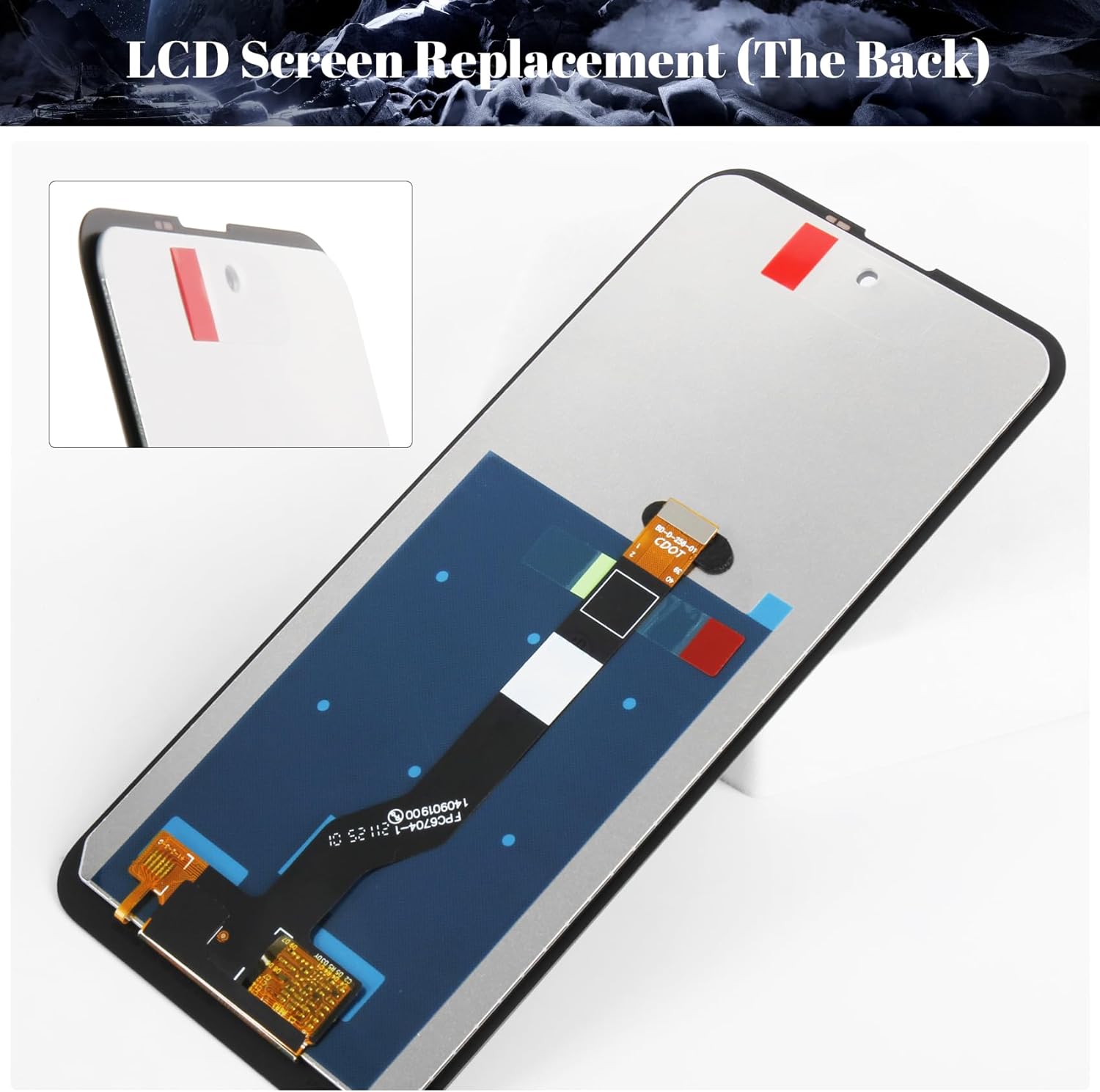 for Nokia X100 Screen Replacement for Nokia X100 5G LCD Display for TA-1399 Touch Screen Digitizer Replacment Assembly Repari Parts