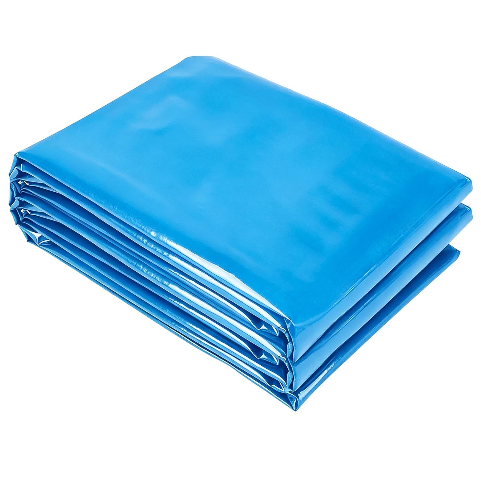 Bâche de membrane de piscine flexible et étanche en PEHD noir