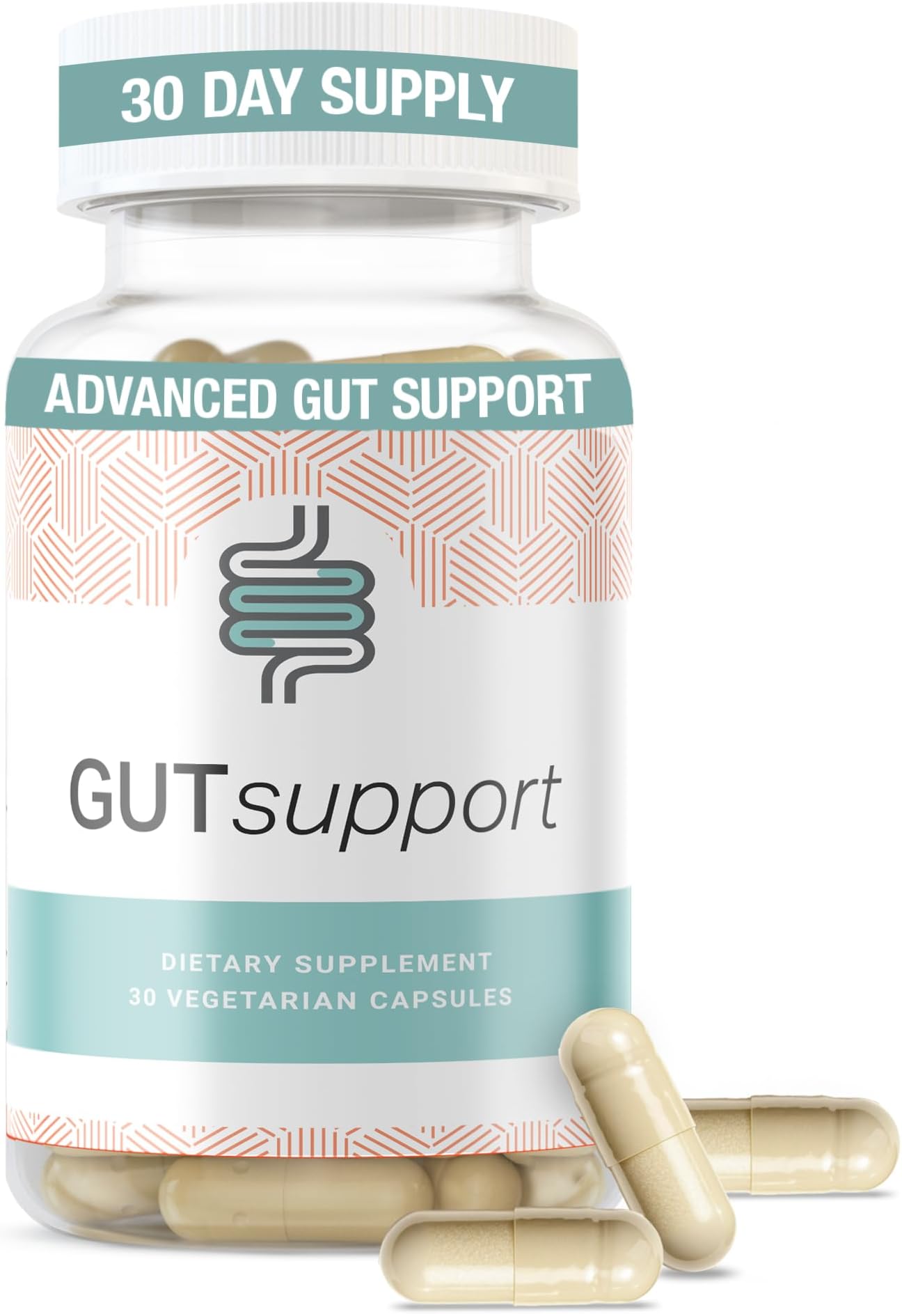IBDassist™ Gut Support Capsule - Gut Health & Digestion Supplement - Constipation & Occasional Bloating Relief for Women & Men* - Complete with Vitamin D3, A, E, Zinc & More - 30 Capsules