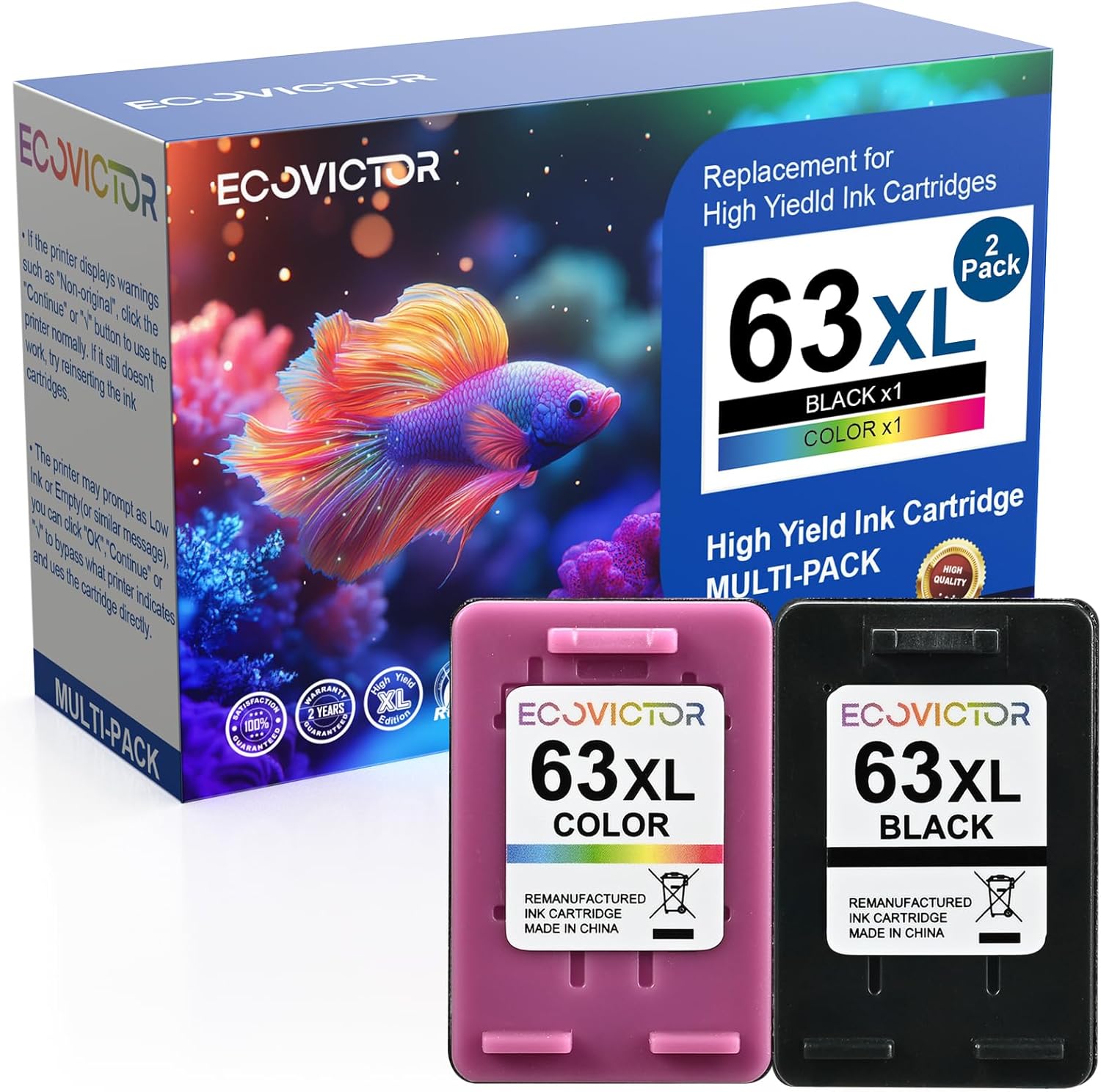 63XL Black and Color Combo Pack