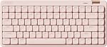 Flow Lite 84 Keys Low Profile Mechanical Keyboard, 75% Swappable Rechargeable Wireless Keyboard with 2.4G Receiver, Bluetooth and Wired Connection for Windows, Mac/Spector Linear Switches (Off-White)