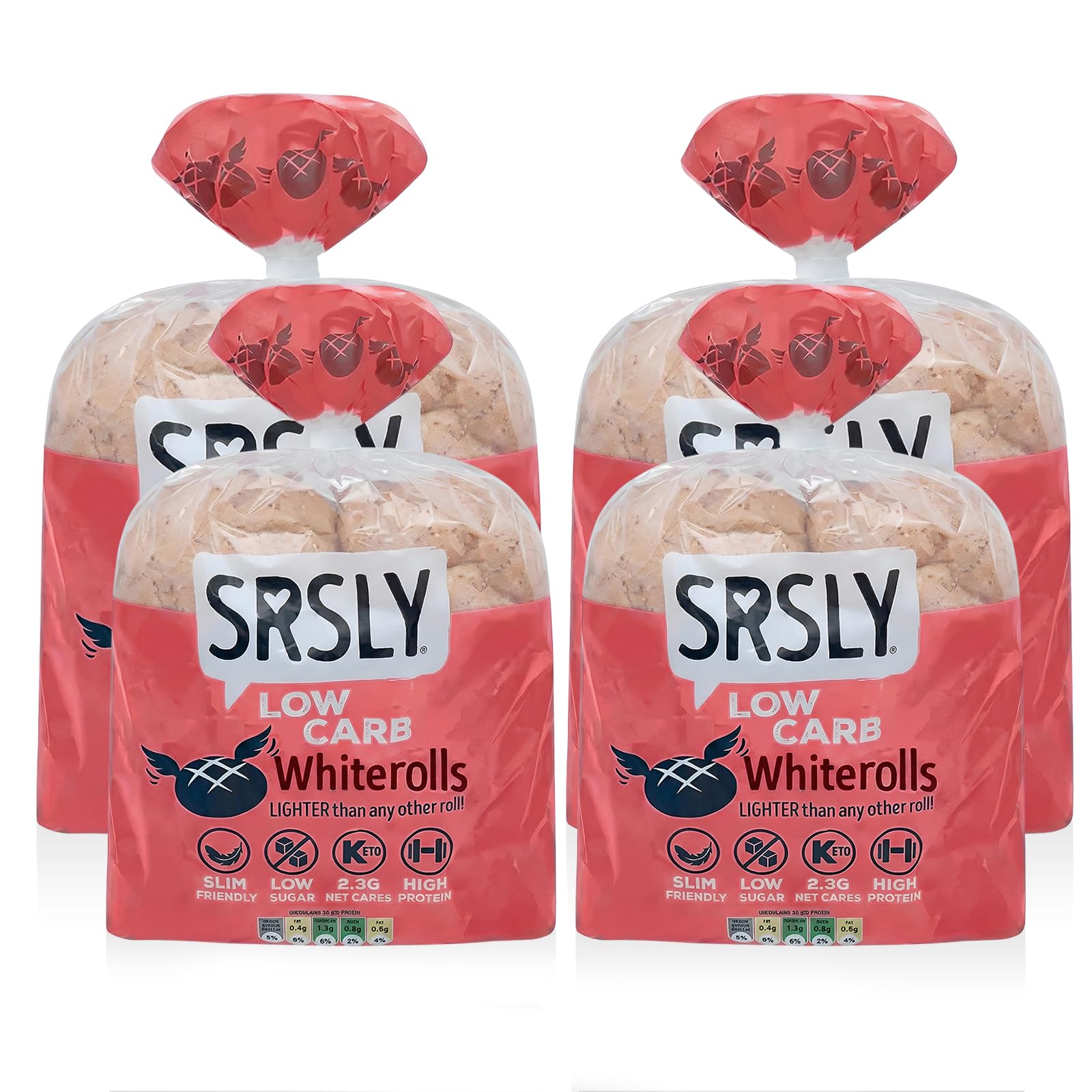 Sponsored Ad – Low Carb Keto Bread Rolls – Freshly Baked Light & Fluffy White Bread – Sugarwise Certified Low Sugar High Protein Bread Rolls