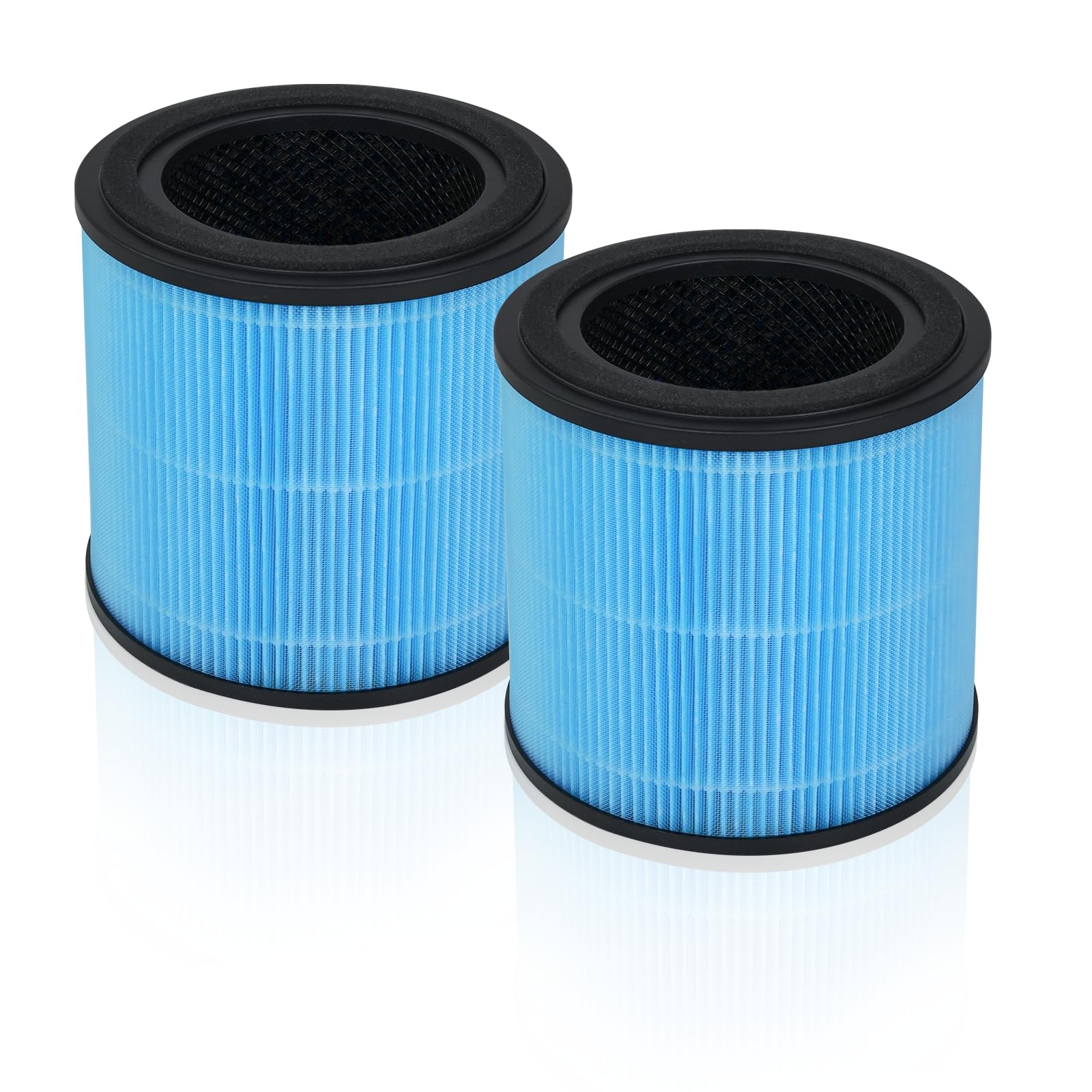 iAmoy AP0601 Replacement Filter for AIRTOK Air Purifier, H13 True HEPA and Activated Carbon Filter, 4-in-1 Filter System, High Efficiency Replacement Accessory Set for AP0601, Pack of 2