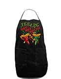 TOOLOUD Feelin Hot Hot Hot Chili Peppers Dark Adult Apron - Black - One-Size