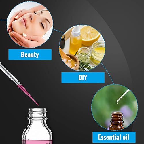 Miniatura 5 de Vabiooth 20 pipetas de transferencia de plástico desechables de 0.1 fl oz para experimentos científicos, arte y bricolaje, fácil de usar y seguro