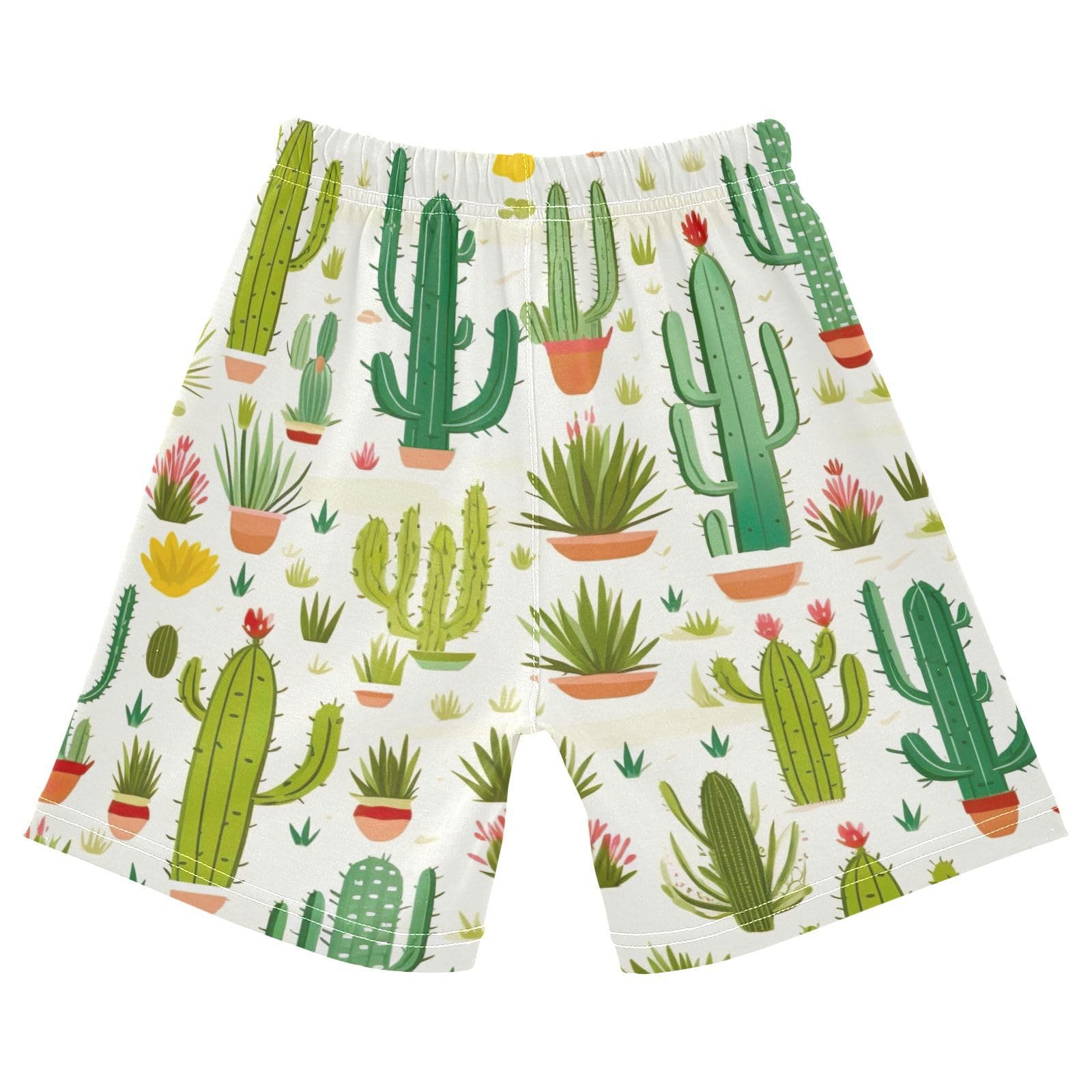 UMIRIKO Cactus Unisex Baby Toddler Cotton Shorts with Drawstring 2T 202a0366