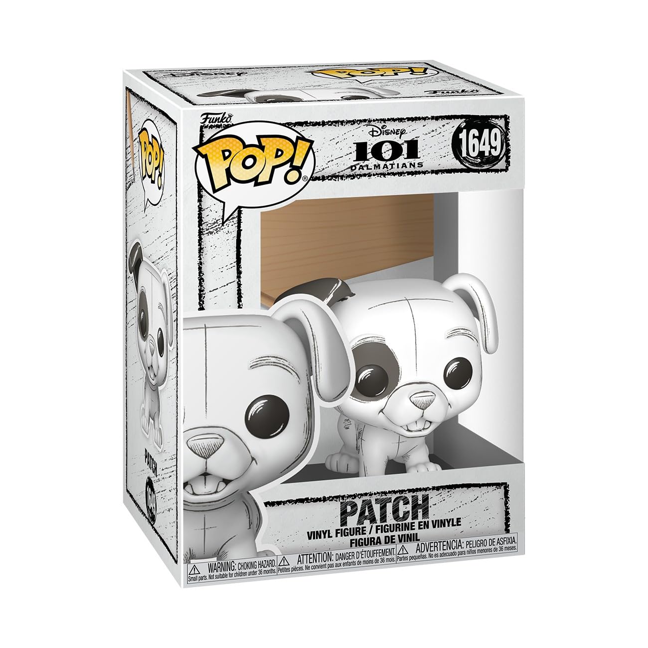Funko Pop! Disney: Sketched - 101 Dalmations - Patch - Collectable Vinyl Figure - Gift Idea - Official Merchandise - Toys for Kids & Adults - Cartoon Fans - Model Figure for Collectors and Display