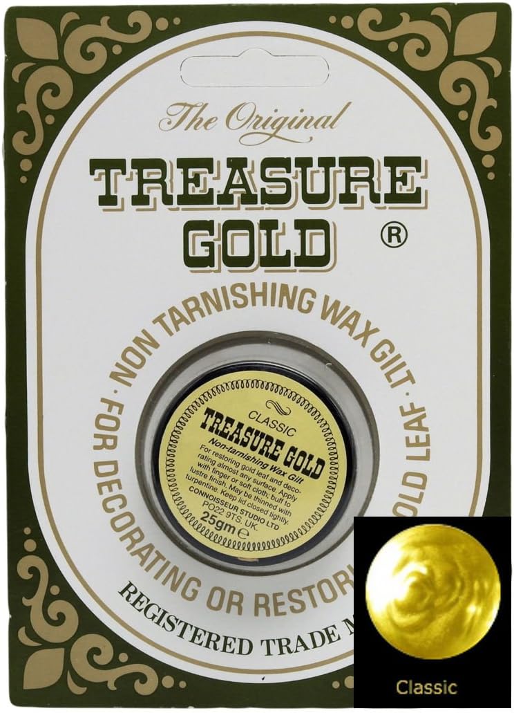 Treasure Gold Metallic Gilding Wax 25g Classic Gold Amazon.co.uk