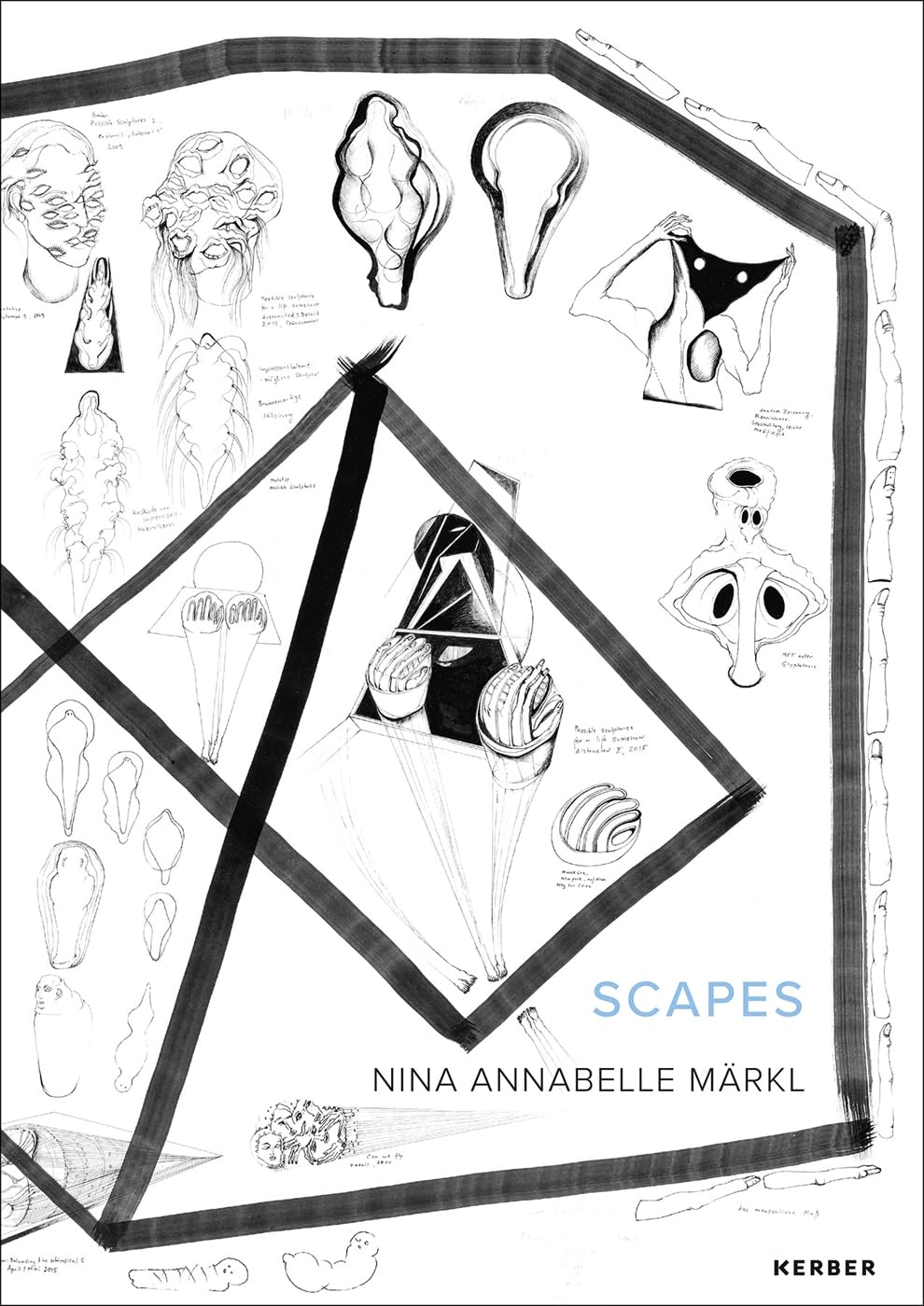 Nina Annabelle Märkl Scapes catalogue exposition monographie dessin moderne