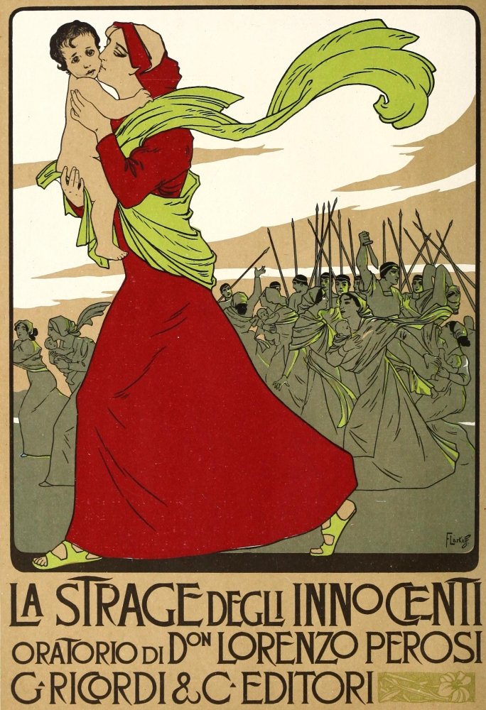 Amazon.com: Posterazzi 1900 La Strage Poster Print by Franz