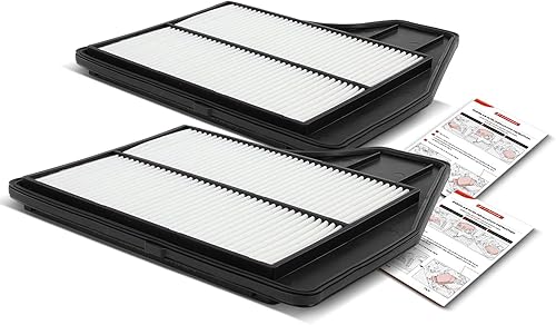 Miniatura 9 de A-Premium Filtro de aire de motor compatible con Nissan Altima 2013 2014 2015 2016 2017 2018, apto para motores Sedan y L4 2.5L, filtro de aire de