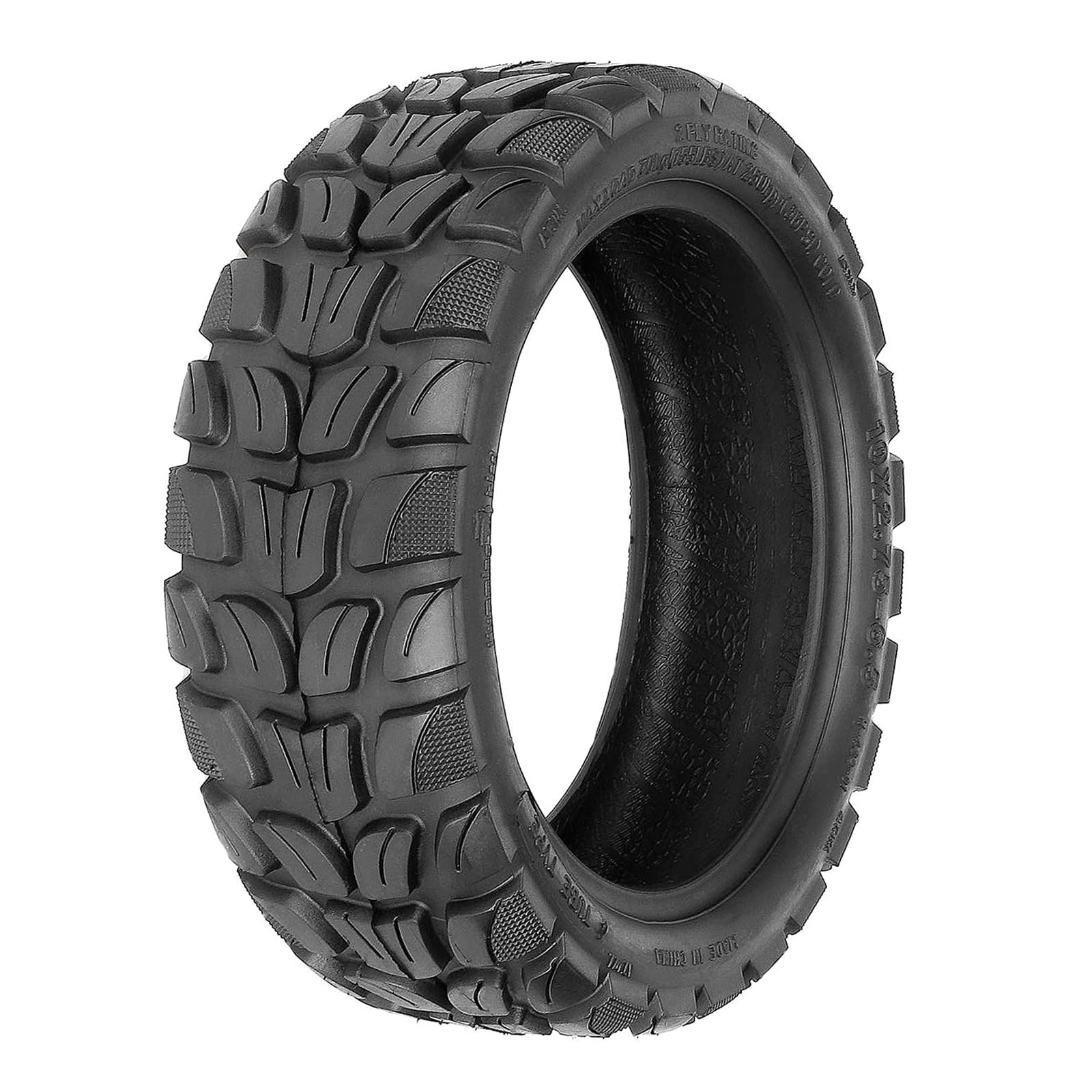 10 x 2,75-6,5 Neumáticos exteriores para Kukirin G2 Master/Speedway 5 / Dualtron 3 patinete eléctrico de 10 pulgadas, neumáticos exteriores de repuesto delantero/trasero (2 piezas)